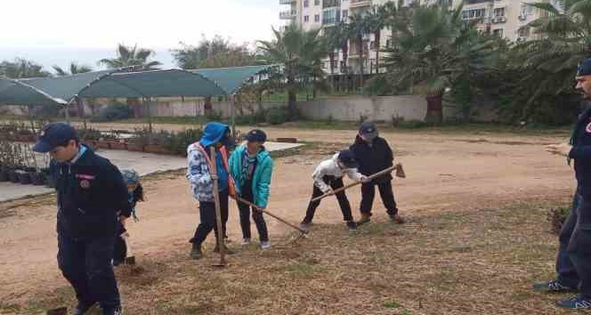 İzciler fidan dikti