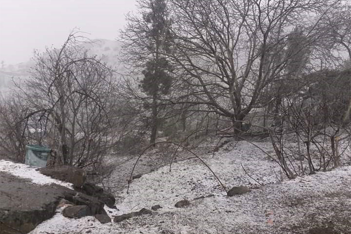 Kampçıların gözdesi Köyceğiz Sandras Dağı&#039;nda kar etkili oldu