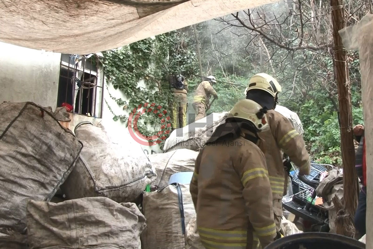 Beşiktaş’ta korkutan yangın!
