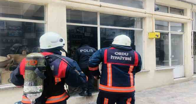 Ordu’da iş yeri yangını paniğe neden oldu