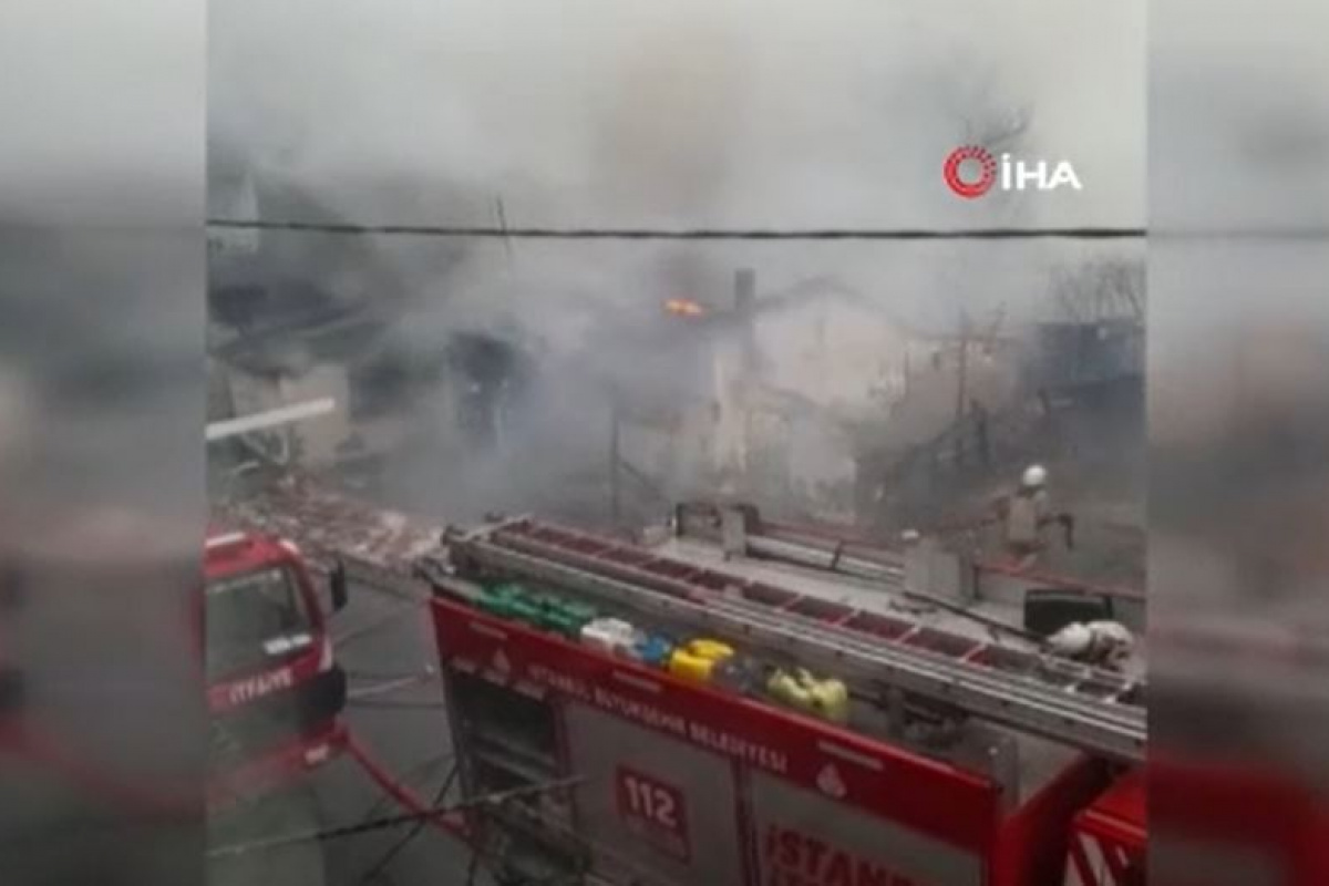 Bağcılar’da gecekondu yangını