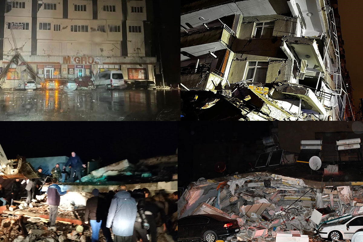 Kahramanmaraş'taki deprem birçok şehirde hasara neden oldu