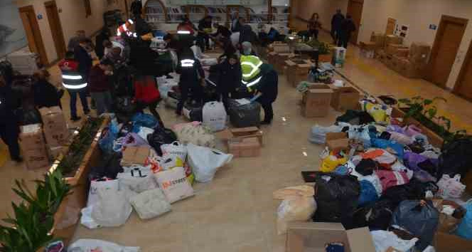 Ordu’dan deprem bölgelerine destek