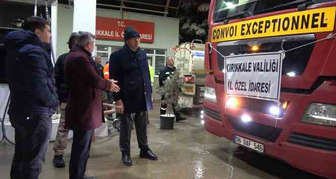 Kırıkkale’den 37 iş makinesi ve 50 personel deprem bölgesine hareket etti