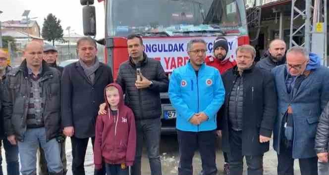 Kaymakam Aslan, “Sadece malzemelerle değil dualarımızla beraberiz”