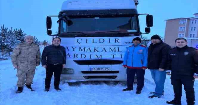 Çıldır’dan deprem bölgesine yardım eli
