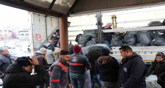 Gülüç Belediyesi yardımları yola çıkarıyor