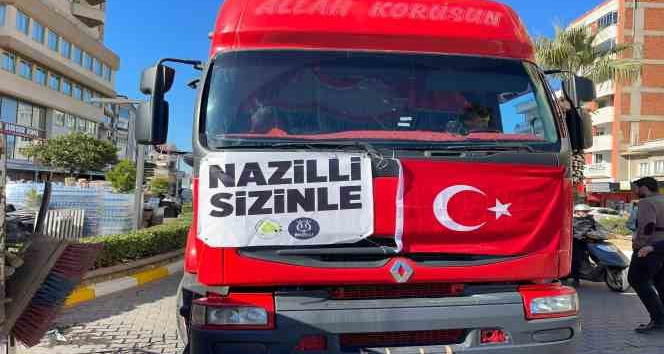 Depremin 58’inci saatinde 58’inci araç Nazilli’den yola çıktı
