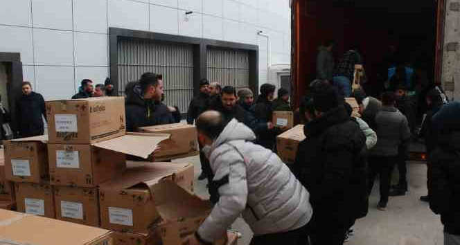 Kırklareli’nden deprem bölgelerine ilaç desteği