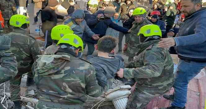 Azerbaycanlı arama kurtarma ekipleri Kahramanmaraş’ta 44 kişiyi kurtardı