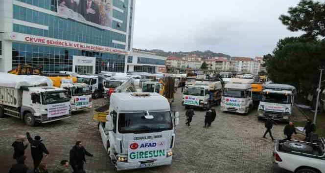 Giresun iş dünyası depremzedeler için seferber oldu