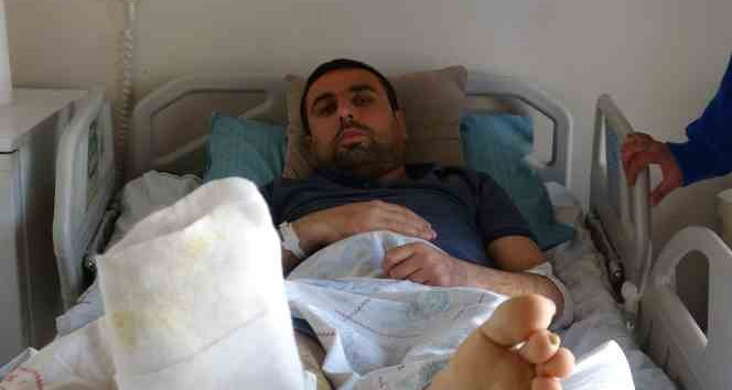 İkinci kattan atladı, enkazın altında kalmaktan kurtuldu