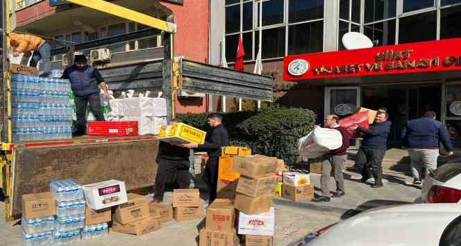 Siirt TSO, Malatya deprem bölgesinde yardım tırı gönderdi