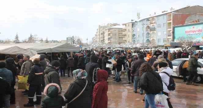 Başkan Kalaycı: “Yardım kampanyasına destek olan vatandaşlara teşekkür etti”
