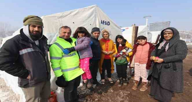 Çadır kentte bacalar tütüyor