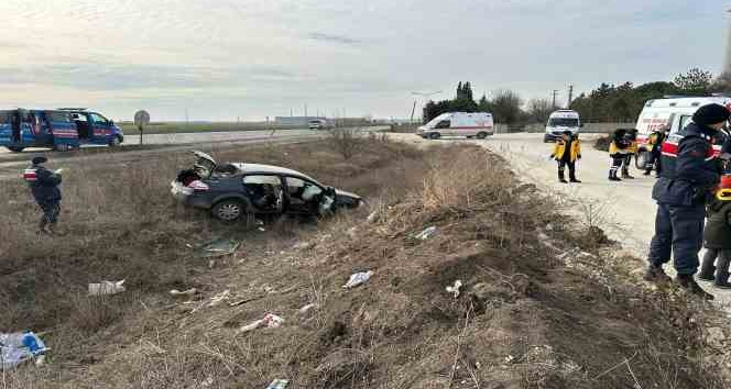 Kırklareli’nde trafik kazası: 3 yaralı