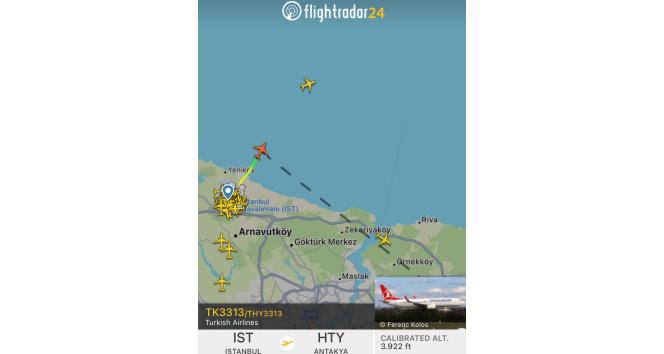 Pist onarımı tamamlanan Hatay Havalimanı’na ilk uçuş gerçekleşti