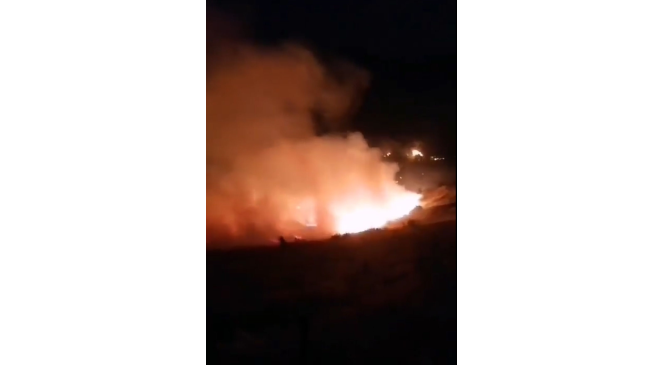 Siirt&rsquo;te gece yarısı korkutan yangın: Fıstık bah&ccedil;esinde &ccedil;ıktı ormanlık alana sı&ccedil;radı 