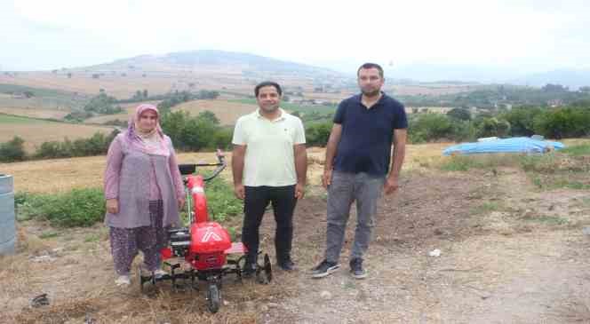 Osmaniye’de çiftçilere motorlu çapa makinesi desteği
