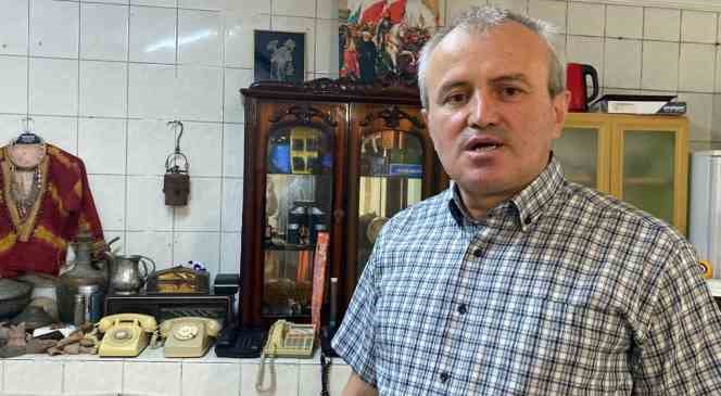 Tarihi eserlere merakı lisanslı koleksiyoner yaptı
