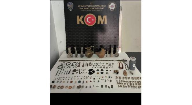 Ağrı’da tarihi eser operasyonu