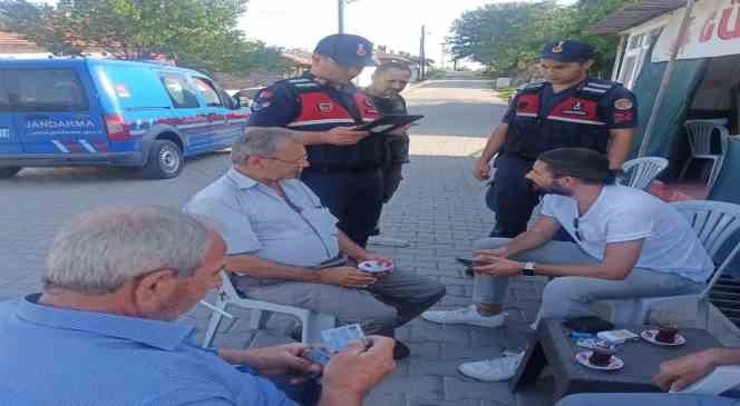 Kırklareli jandarmasından huzur ve g&uuml;ven uygulaması
