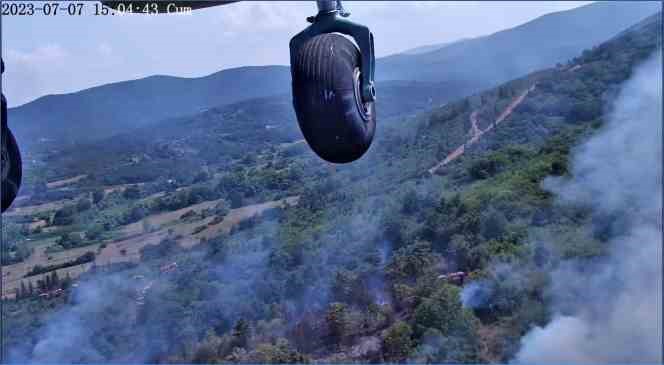 Çanakkale’de orman yangını
