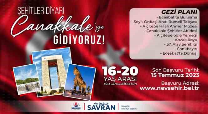 Nevşehir Belediyesi&rsquo;nden Konya ve &Ccedil;anakkale&rsquo;ye gezi m&uuml;jdesi
