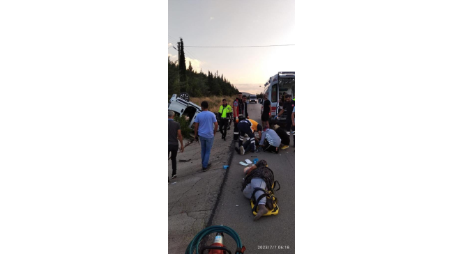 Burdur&rsquo;da otomobilin takla attığı kazada yaralananlardan 1 kişi hayatını kaybetti
