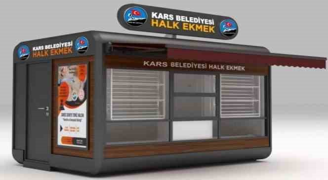Kars Belediyesi Halk Ekmek Büfelerini yeniledi