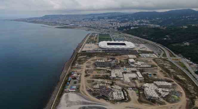 Trabzon Şehir Hastanesi inşaatı hızla yükseliyor