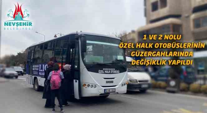 Nevşehir’de otobüs güzergâhları değişti