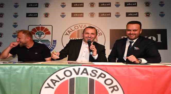 Yalovaspor&rsquo;da sponsorluk anlaşması t&ouml;reni
