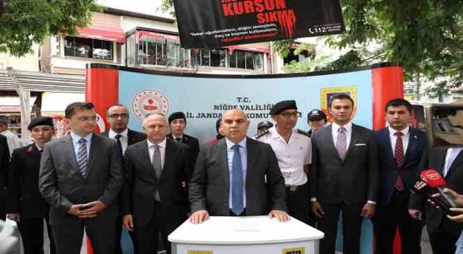 Vatandaş d&uuml;ğ&uuml;nlerde silah kullanımına karşı bilgilendirildi
