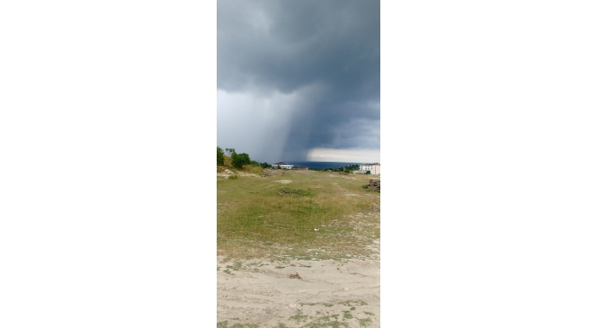 Kırklareli&rsquo;nde denizde hortum
