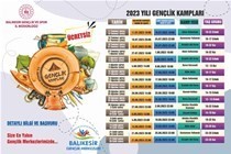 Balıkesir’de yılı yaz dönemi gençlik kampları başladı