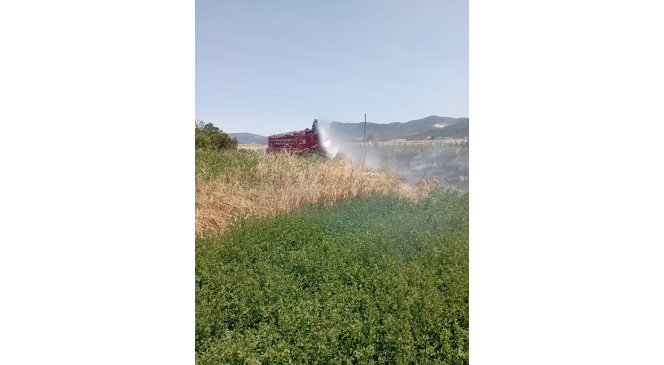 Burdur&rsquo;da 1 d&ouml;n&uuml;m tarım arazisi yanarak k&uuml;l oldu
