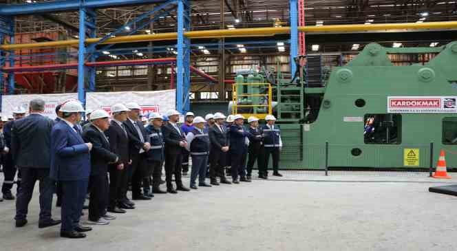 Yerli ve milli vagona ilk demiryolu tekeri seti sevk ediliyor