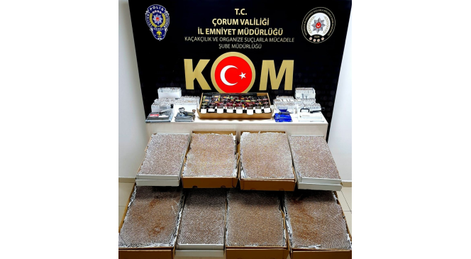 Polisten kaçak sigara operasyonu