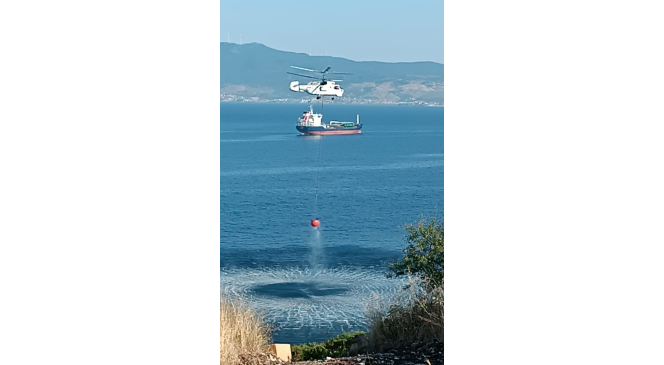 İzmir’deki orman yangınlarında soğutma çalışmaları sürüyor