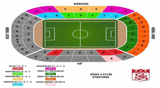 Sivasspor’da kombine bilet satışları başlıyor
