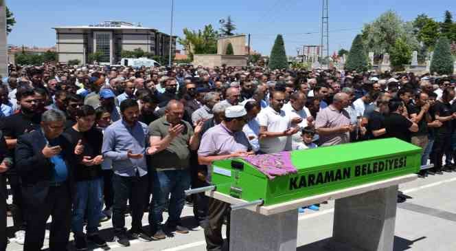 Isparta’da gölde boğulan kadın, memleketi Karaman’da defnedildi