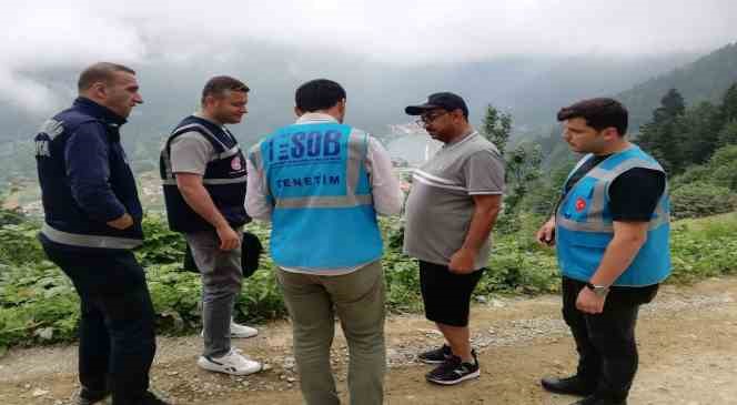 Trabzon’da turizm sezonunda denetimler aralıksız sürüyor