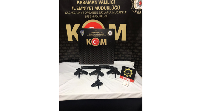 Karaman’da silah ticaretinden gözaltına alınan 1 kişi tutuklandı