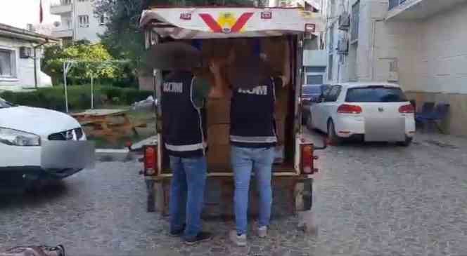 Osmaniye’de 26 bin paket kaçak sigara ele geçirildi