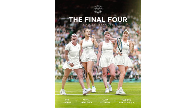 Wimbledon&rsquo;da yarı final eşleşmeleri belli oldu
