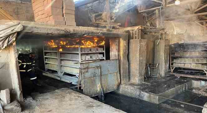 Tokat’ta fabrikada çıkan yangın korkuttu