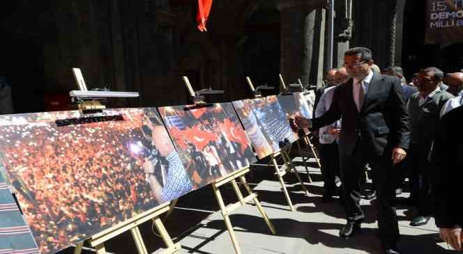 Çiftelerde 15 Temmuz fotoğraf sergisi