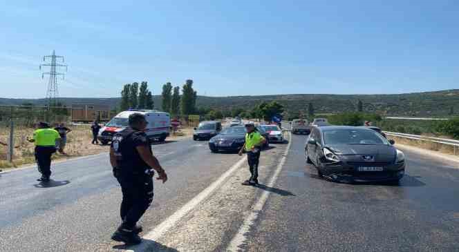 Erdek’te trafik kazasında 1 kişi yaralandı