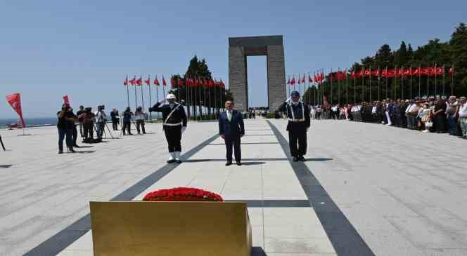 15 Temmuz şehitleri, &Ccedil;anakkale &lsquo;Şehitler Abidesi&rsquo;nde anıldı
